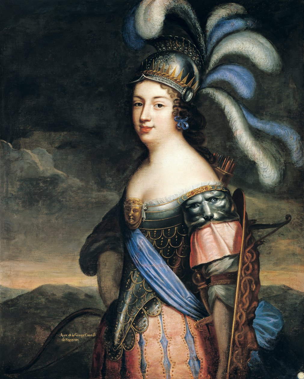 Anne de La Grange-Trianon (1632-1707) Palluaun ja Frontenacin kreivitär tekijältä French School