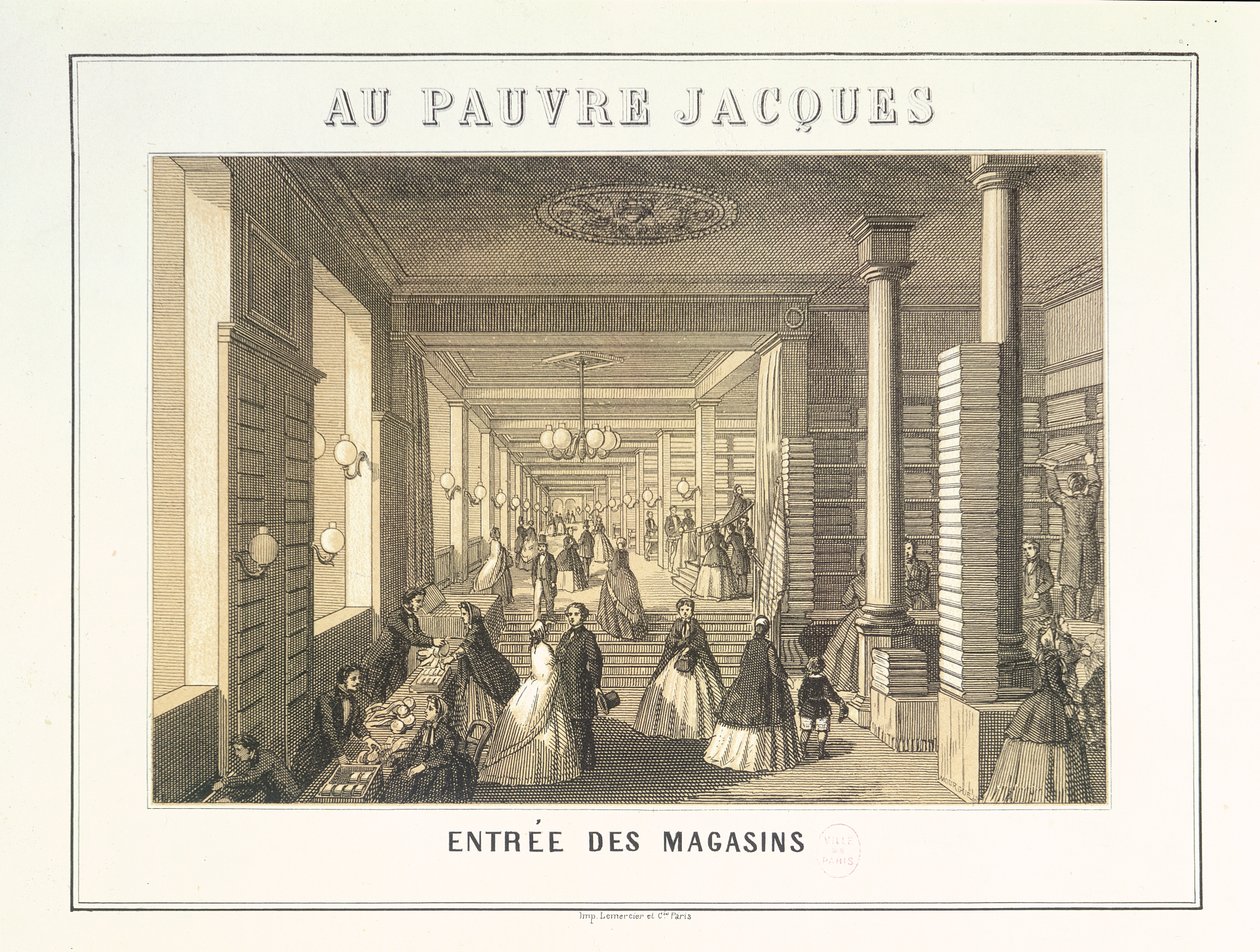 Au Pauvre Jacques: Sisäänkäynti kauppoihin tekijältä French School