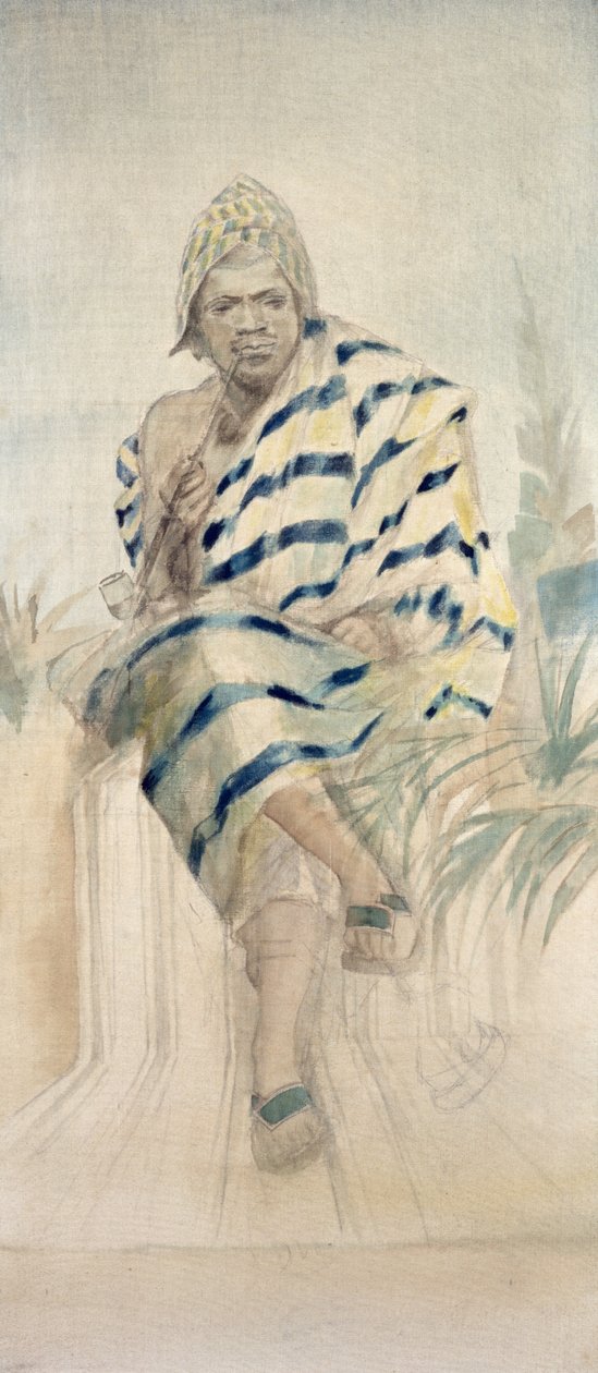 Behanzin (1844-1906) Dahomeyn viimeinen kuningas tekijältä French School