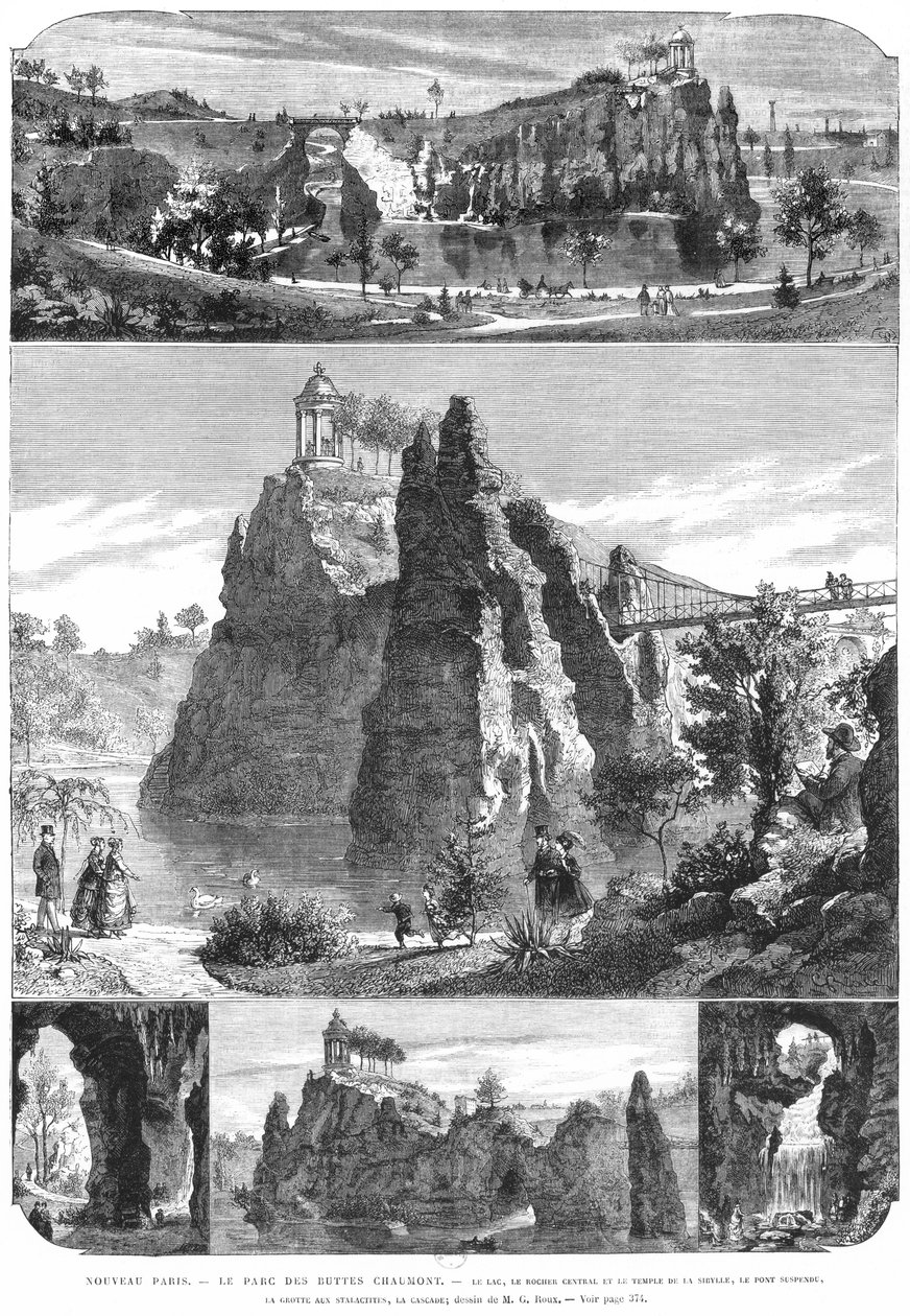 Buttes-Chaumont-puisto, New Paris tekijältä French School
