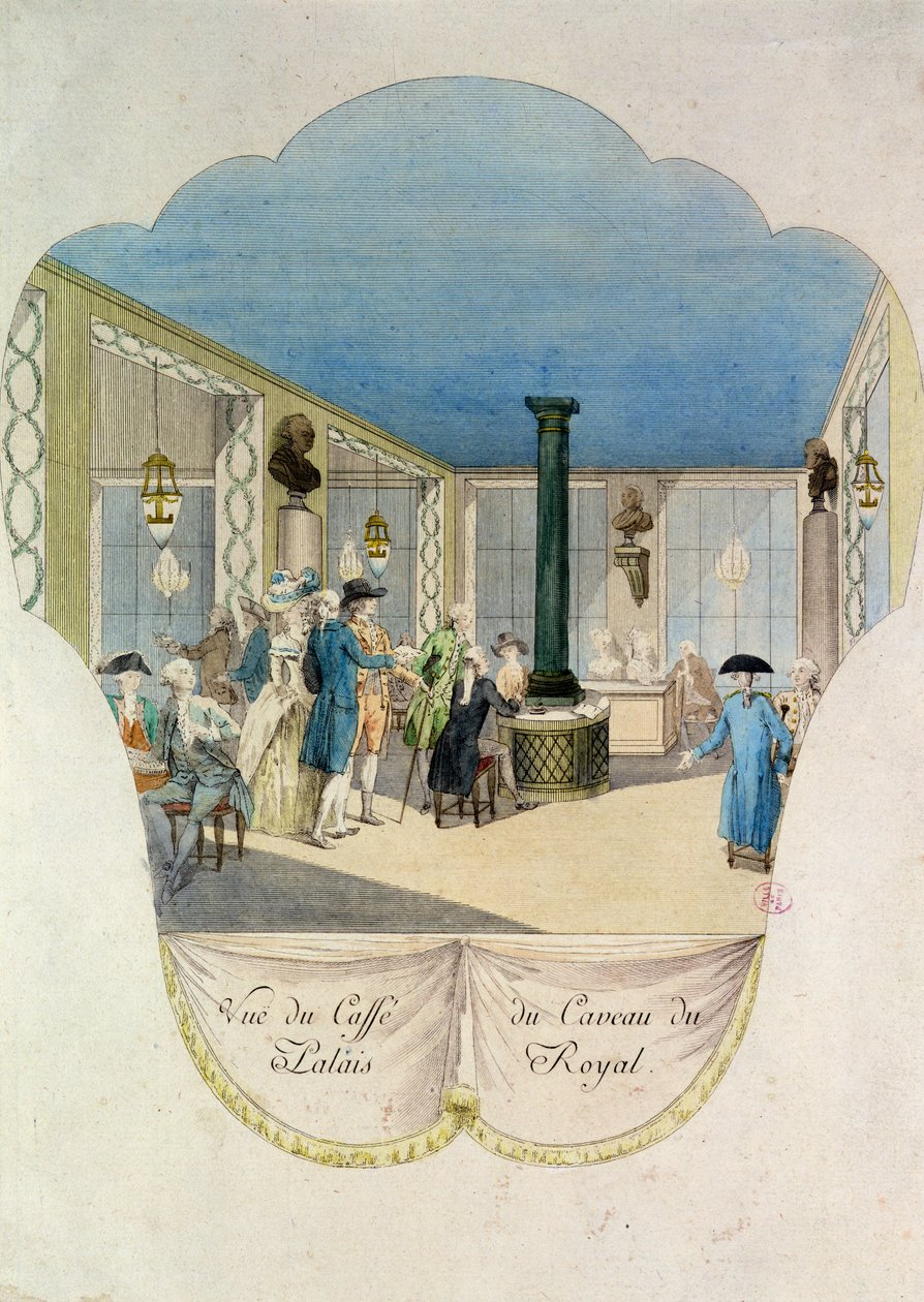 Kahvila Palais-Royalin kellarissa tekijältä French School