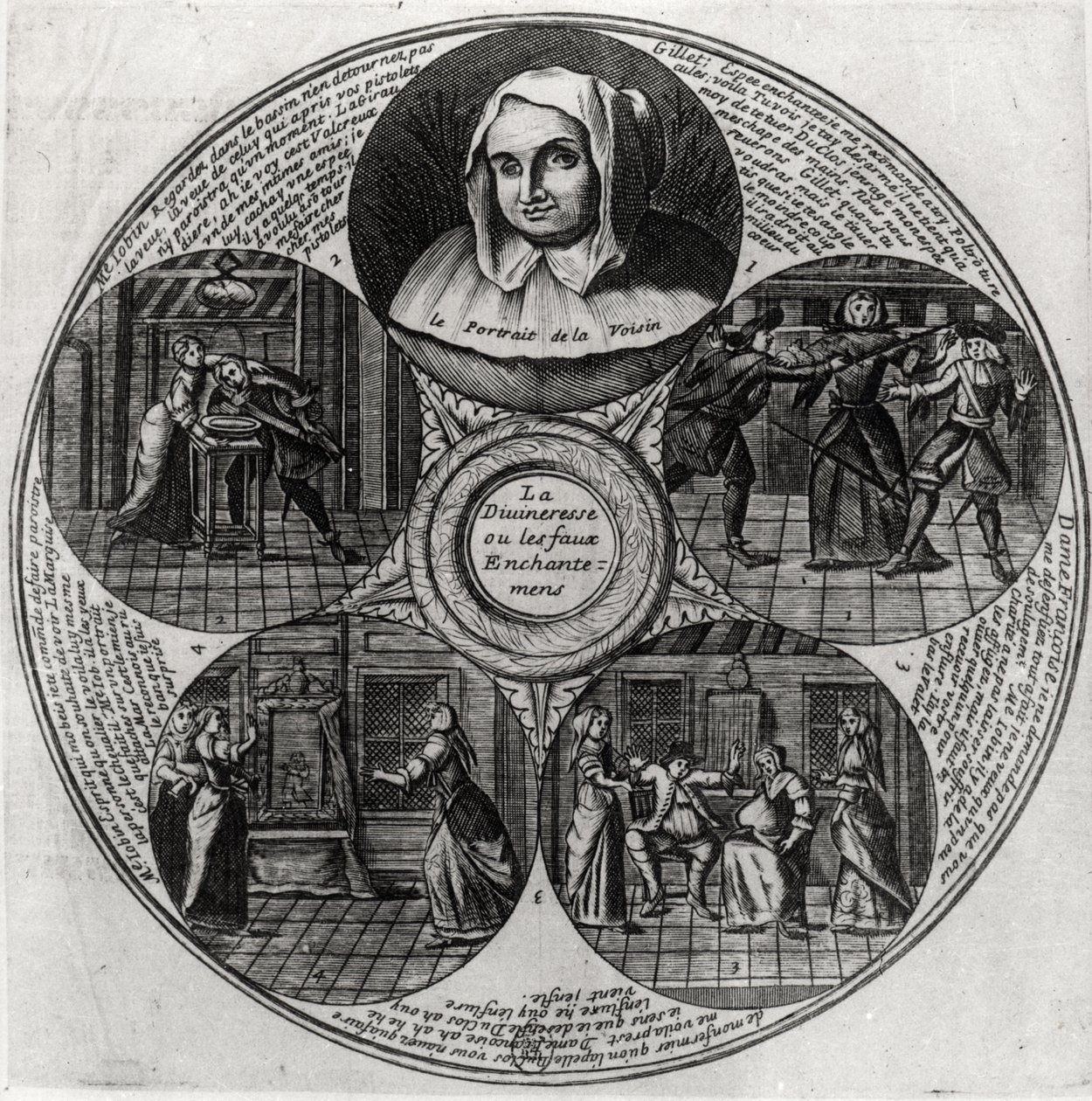 Catherine Monvoisin (La Voisin) (1640-80) ja myrkytystapaus, 1679. tekijältä French School