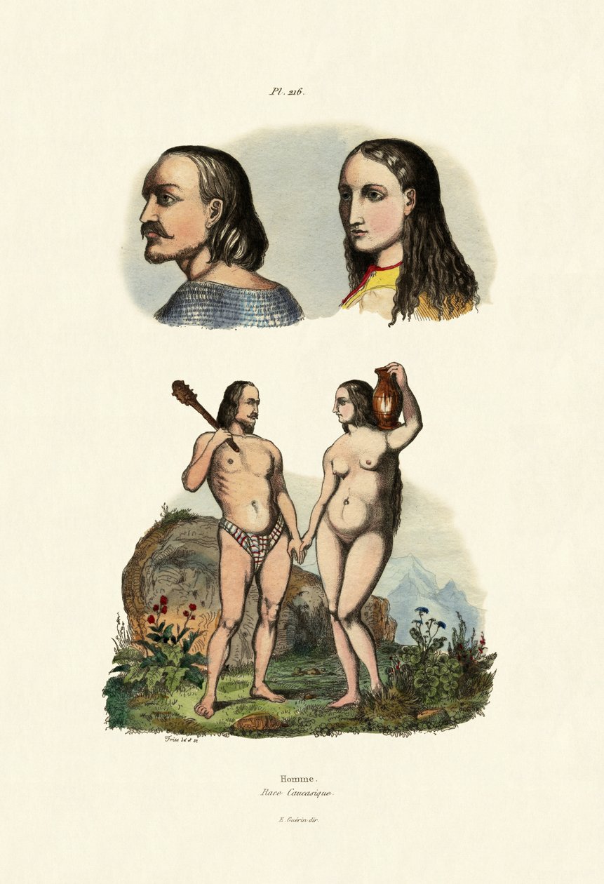 valkoihoiset, 1833-39 tekijältä French School