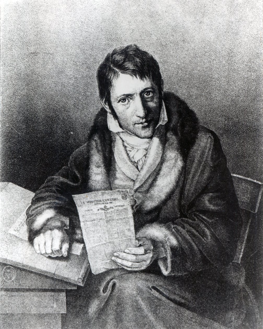 Charles-Joseph Panckoucke pitelee kopiota Le Moniteur Universelistä tekijältä French School