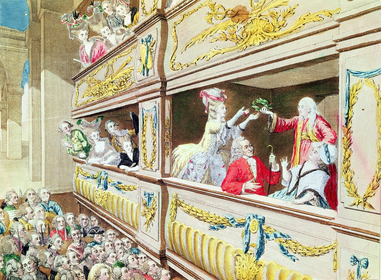 Voltairen kruunaus Theater Francais