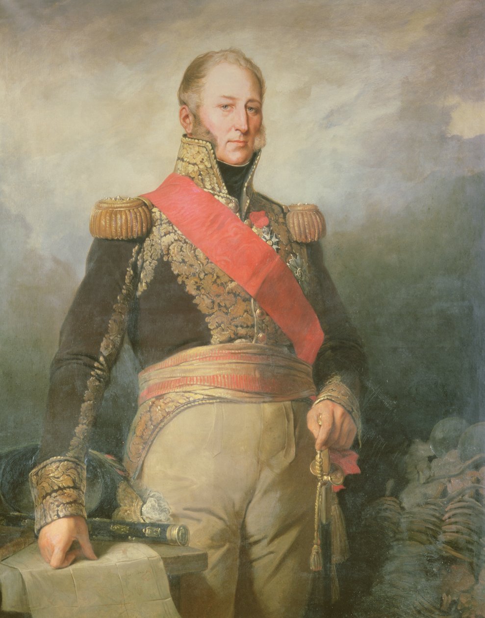 Edouard Adolphe Casimir Joseph Mortier (1768-1835) Trevison herttua ja Ranskan marsalkka, vuoden 1811 jälkeen. tekijältä French School
