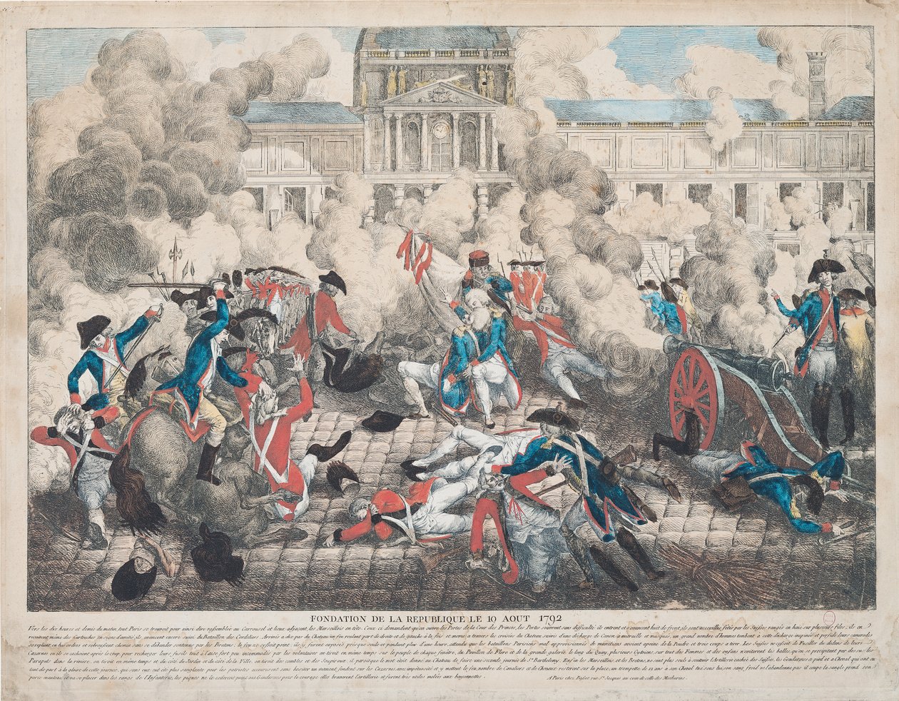 Tasavallan perustaminen, 10. elokuuta 1792 tekijältä French School