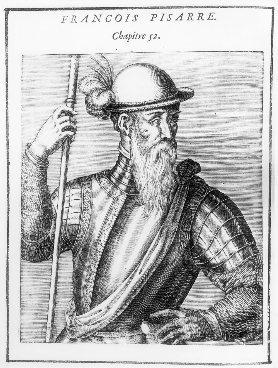 Francisco Pizarro (n. 1475-1541) tekijältä French School
