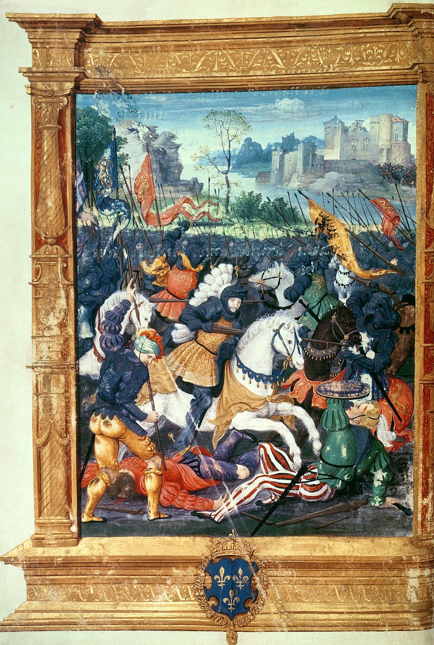 Francois I (1494-1547) Marignanon taistelussa, 14. syyskuuta 1515 tekijältä French School