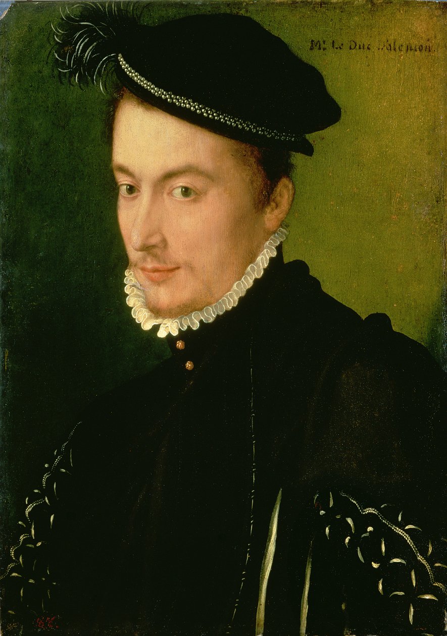 Francois de Valois (1554-84), Alenconin herttua, 1560-luku tekijältä French School