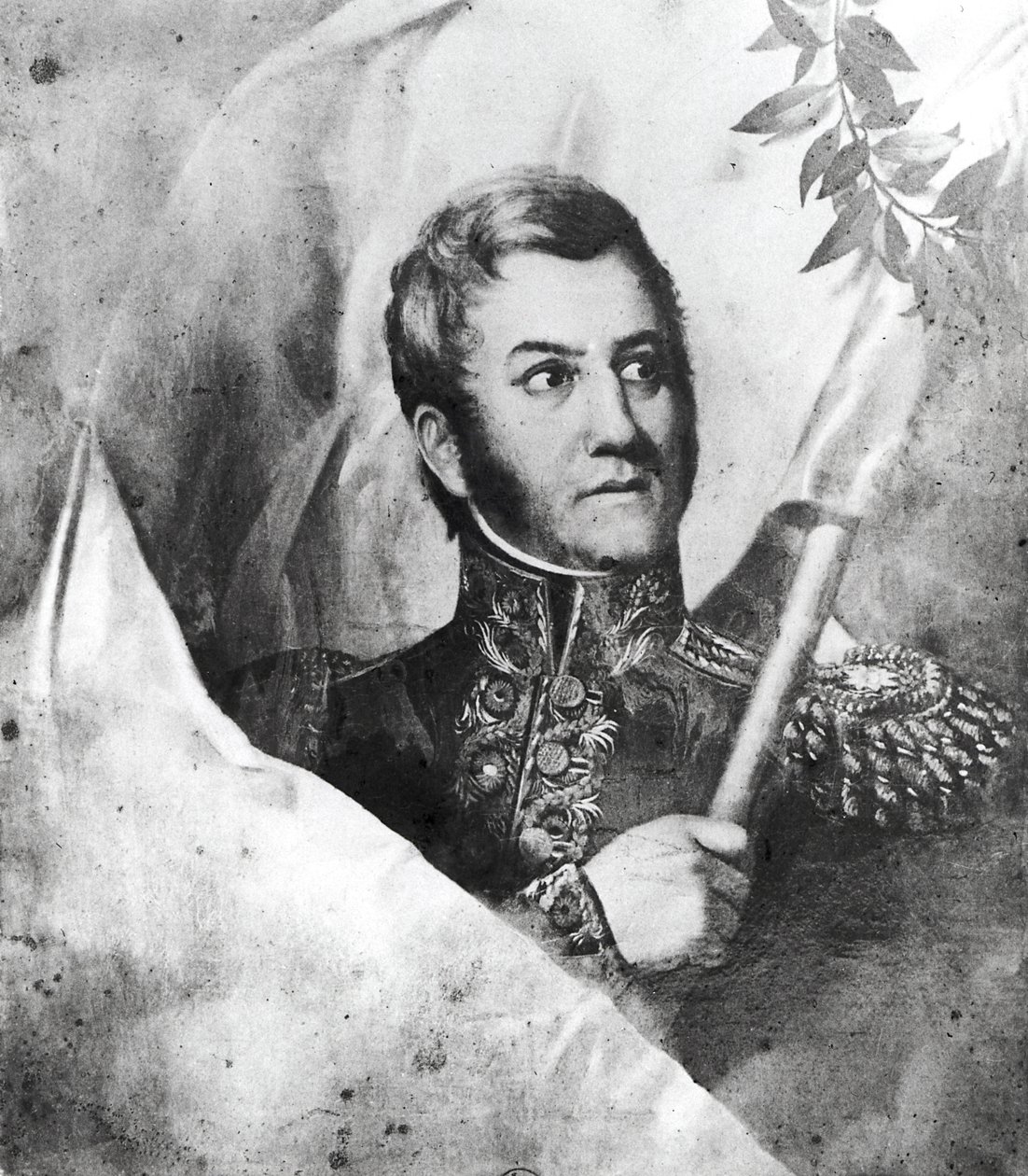 Kenraali Jose de San Martin (1778-1850) tekijältä French School