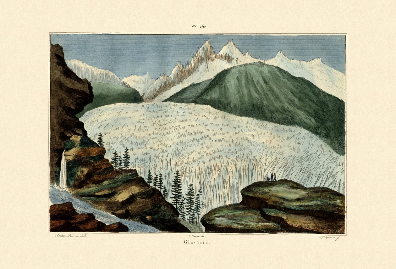 Jäätiköt, 1833-39 tekijältä French School