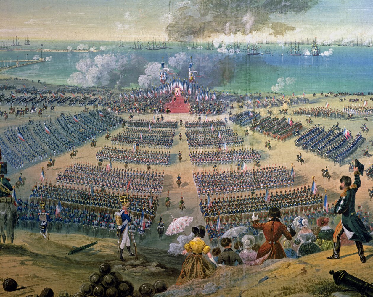 Joukkojen tarkastus Boulognessa, 15. elokuuta 1804 tekijältä French School
