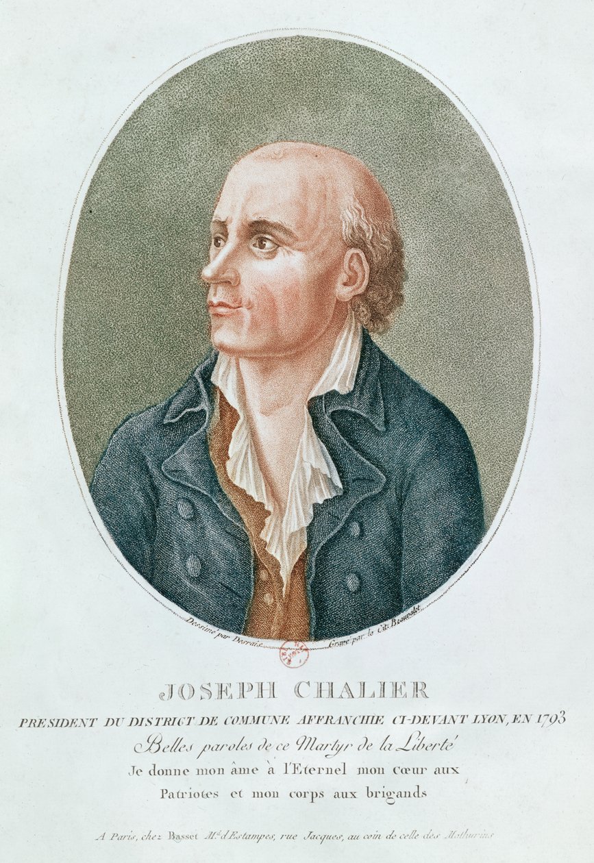 Joseph Chalier (värikaiverrus) tekijältä French School