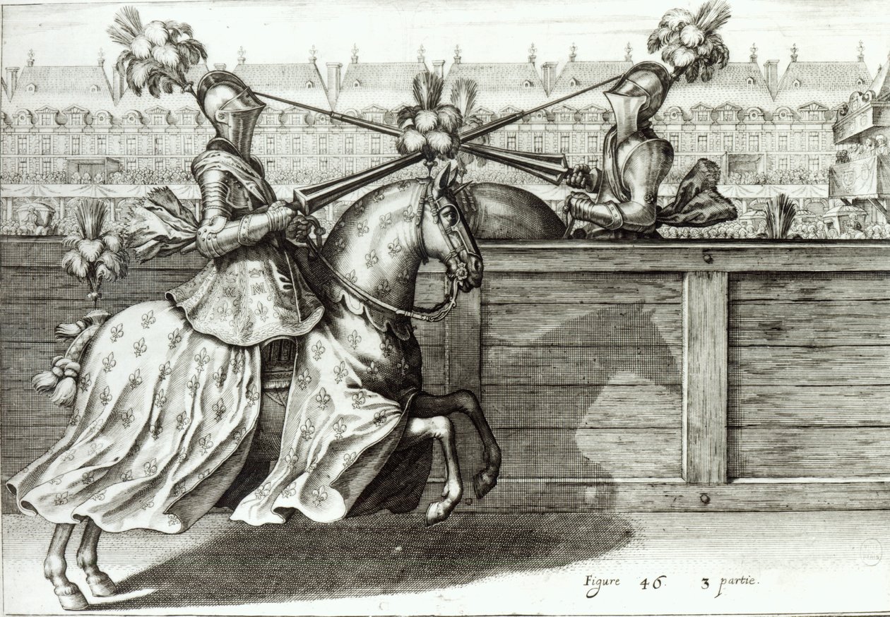 Turnajaturnaus aukiolla, 1600-luvun 1. puolisko tekijältä French School
