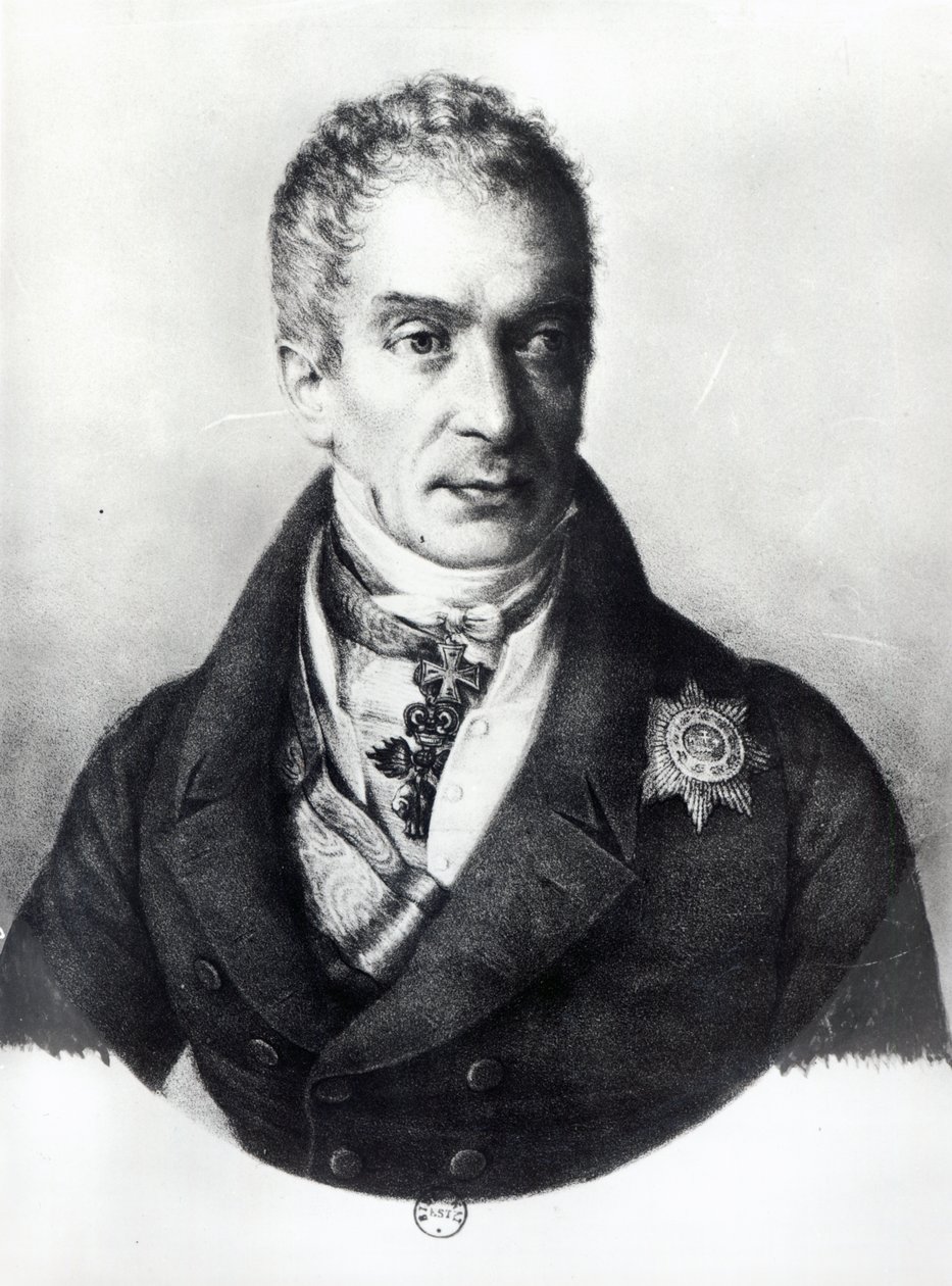 Klemens Wenzel Nepomuk Lothar (1773-1859) Metternich-Winneburgin prinssi tekijältä French School