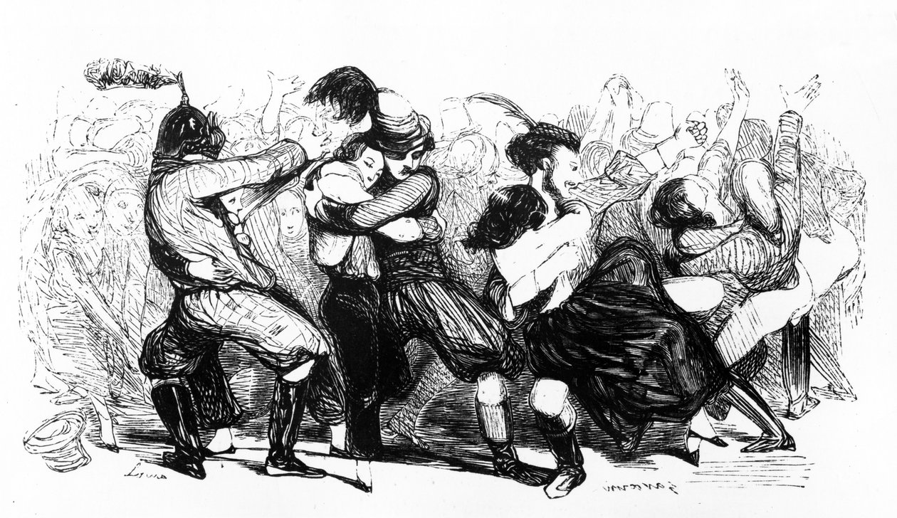 Le Bal Chicard, n. 1840 tekijältä French School