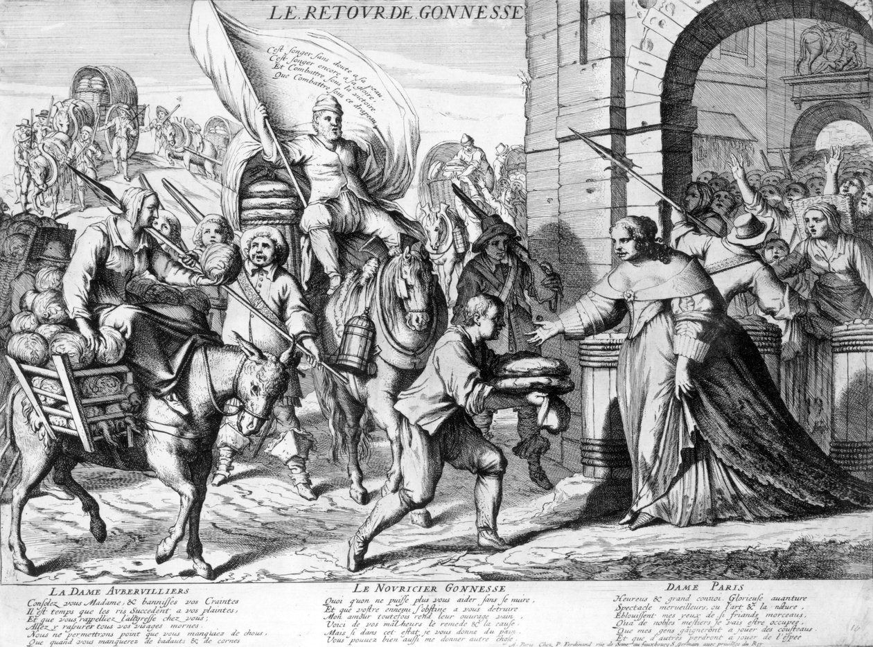 "Le Retour de Gonesse", huhtikuu 1649 tekijältä French School