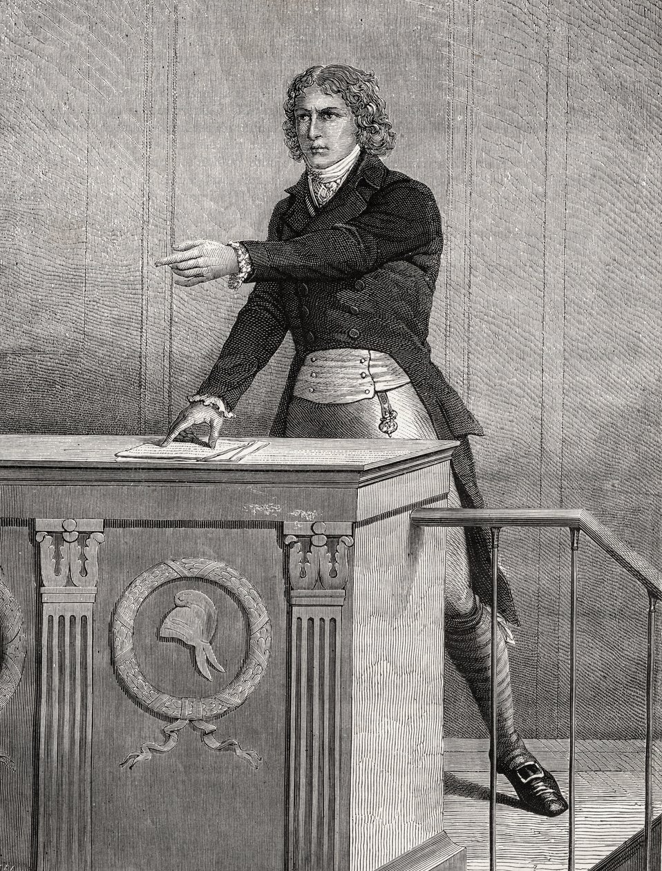 Louis Antoine de Saint Just (1767-94) tekijältä French School