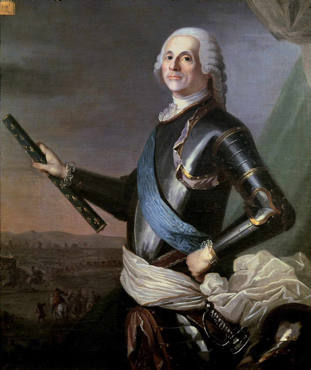 Louis Francois Armand Vignerot du Plessis (1696-1788) Richelieun herttua tekijältä French School