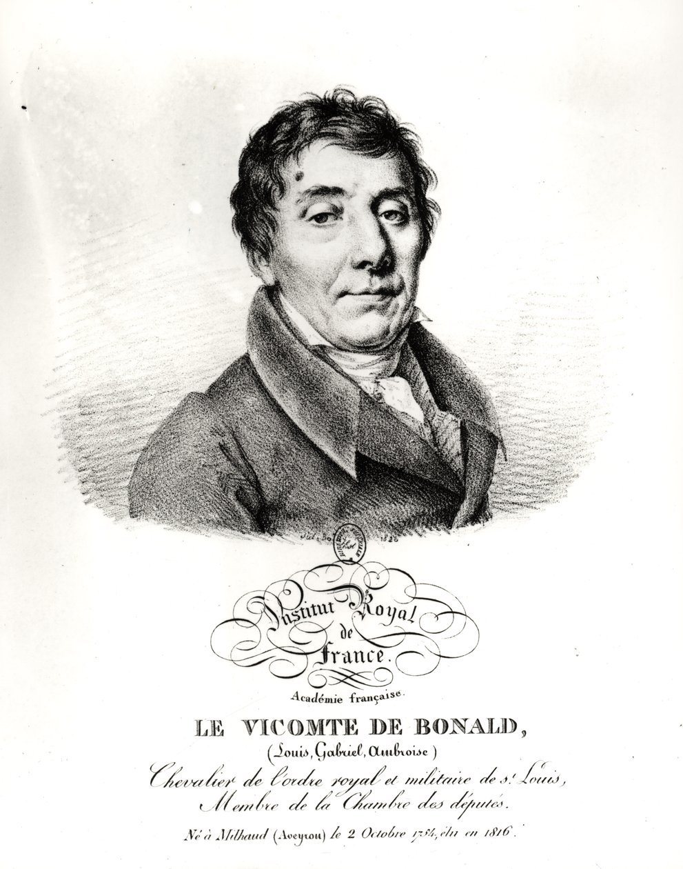 Louis, vicomte de Blonald (1734-1840) 1820 tekijältä French School