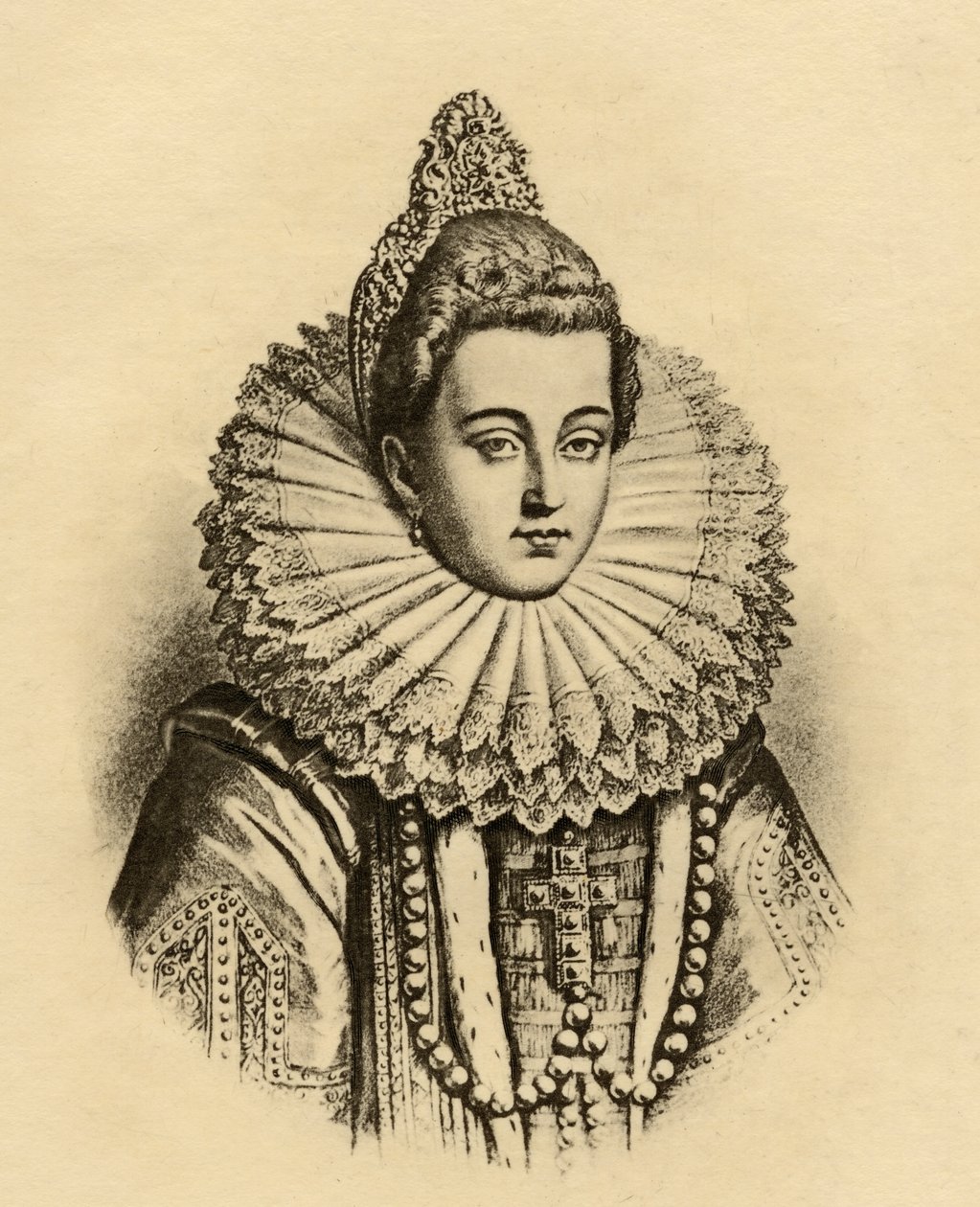 Louise de Lorraine-Vaudemont (1553-1601) tekijältä French School