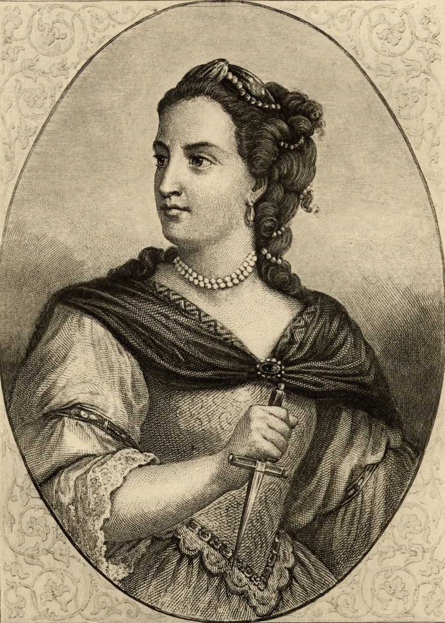 Mademoiselle Clairon (1723-1803) tekijältä French School
