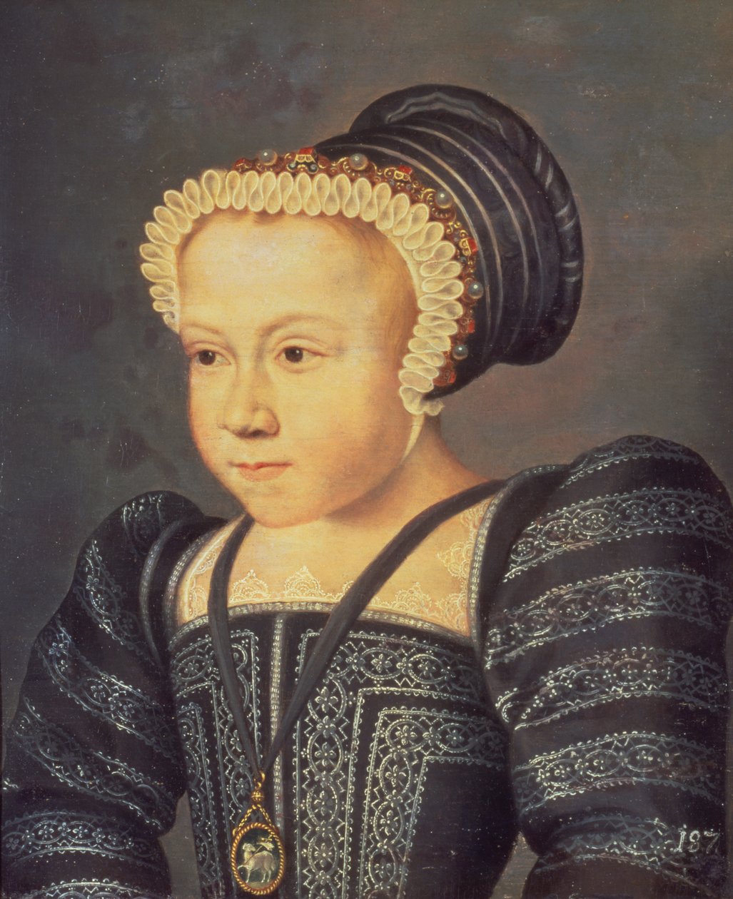 Margaret, Navarran kuningatar, lapsena, 1550 tekijältä French School