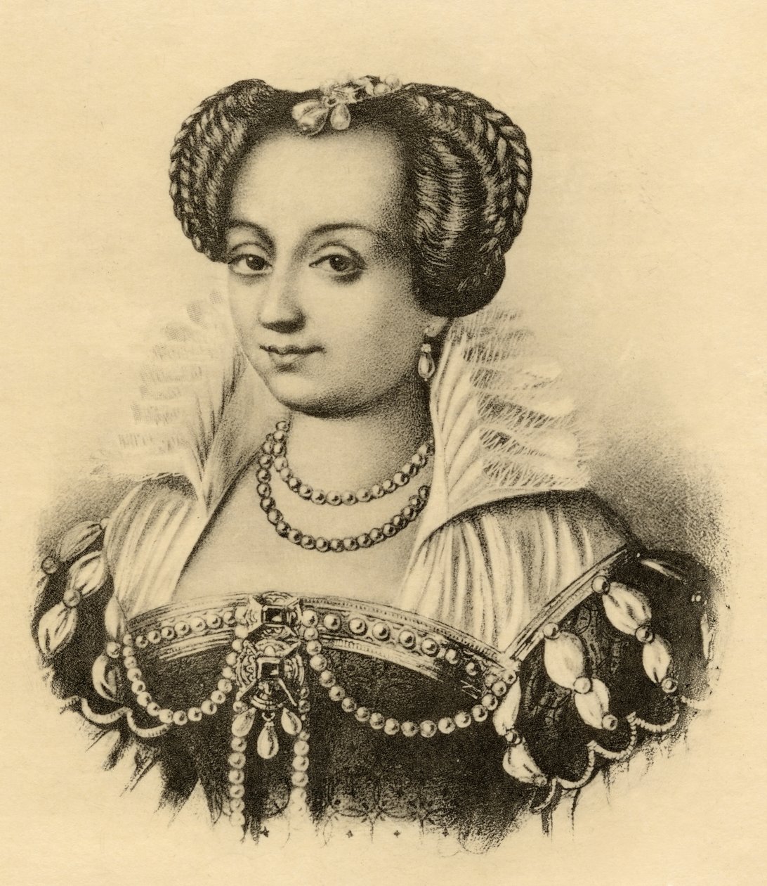 Marguerite de Valois (1553-1615) tekijältä French School