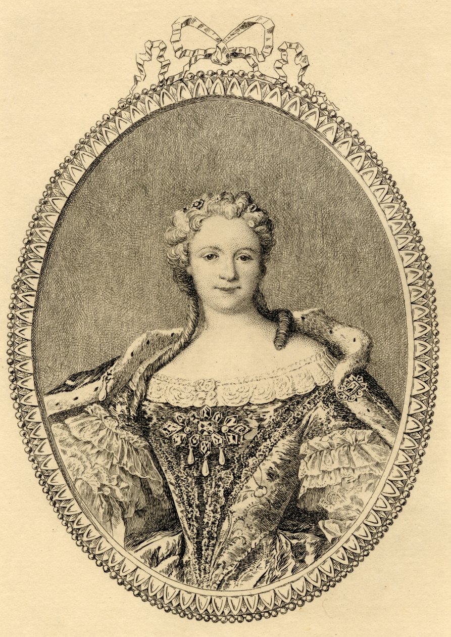 Maria Leszczynska (1703-68) tekijältä French School