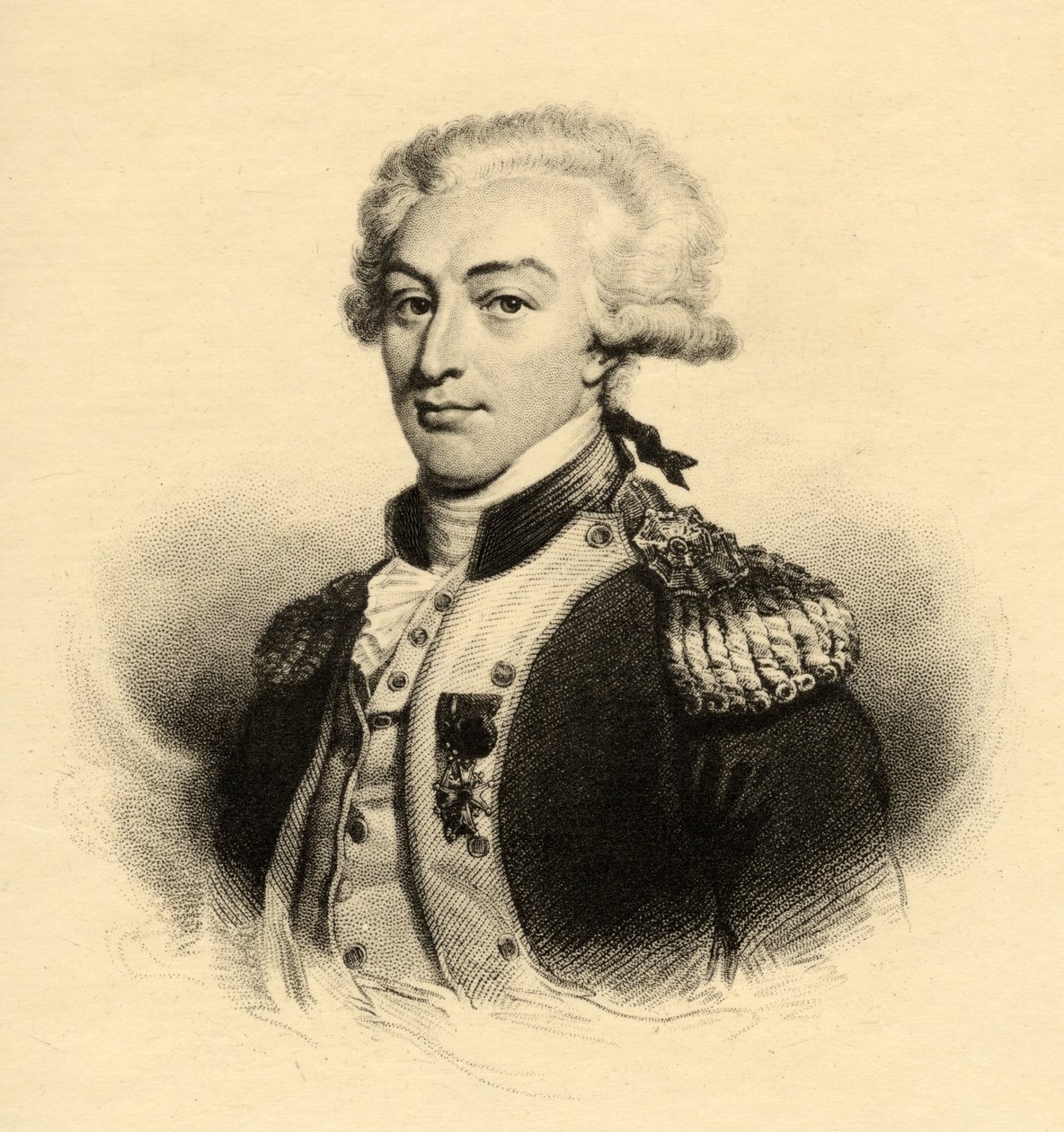 Marie Joseph Paul Yves Roch Gilbert du Motier (1757-1834) Marquis de Lafayette tekijältä French School