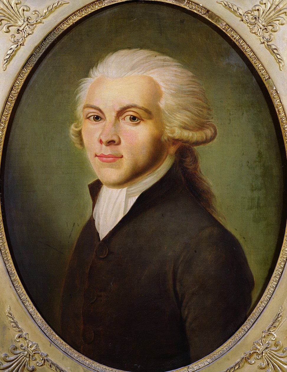 Maximilien de Robespierre (1758-94) n. 1793 tekijältä French School