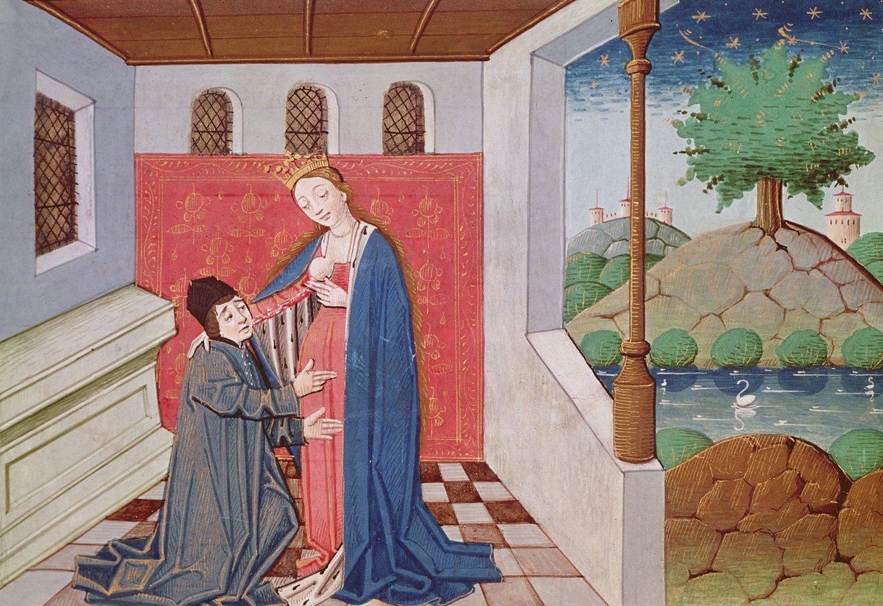 Ms 3045 fol.40v Dialogue between Boethius and Philosophy, 