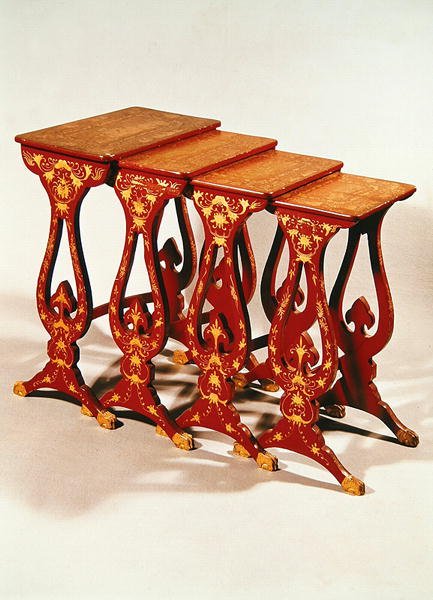 Pöytäpesä, Napoleon III Style (lakattu puu) tekijältä French School