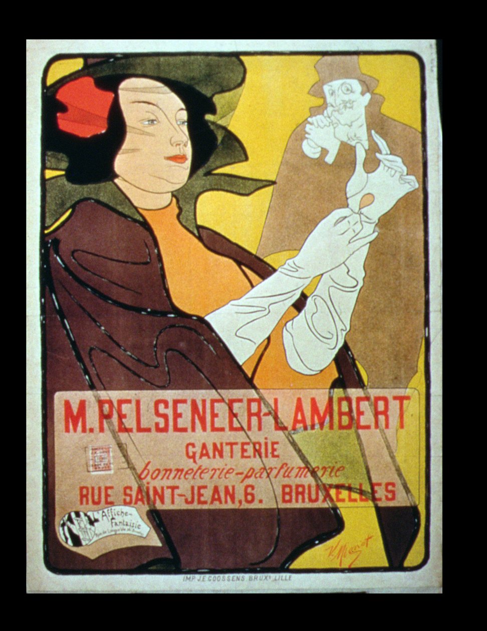 "Pelseneer-Lambert Glove Makers, Millinery and hajuvesi", Bryssel tekijältä French School