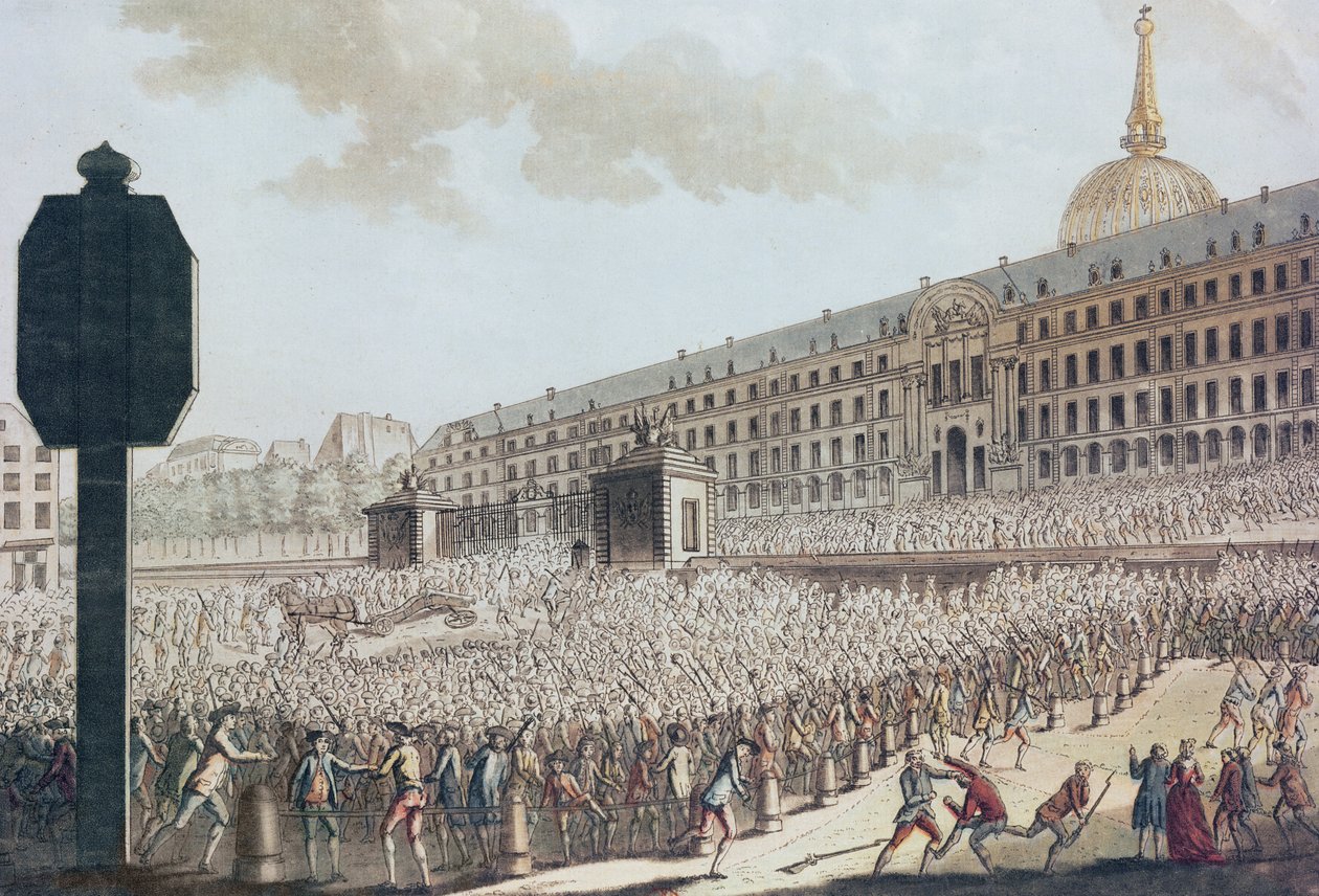 Invalidien asevaraston ryöstö, 1789 tekijältä French School