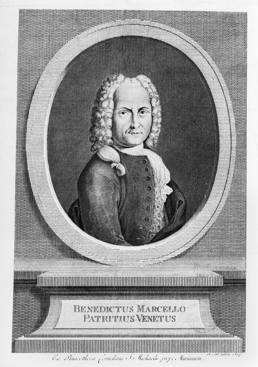 Benedetto Marcellon (1686-1739) muotokuva tekijältä French School