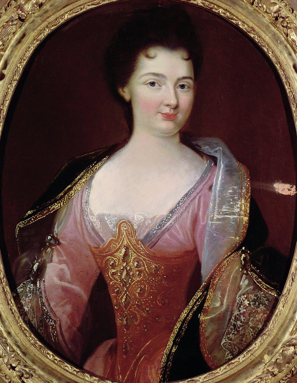 Claudine Alexandrine Guerin de Tencinin (1682-1749) muotokuva tekijältä French School