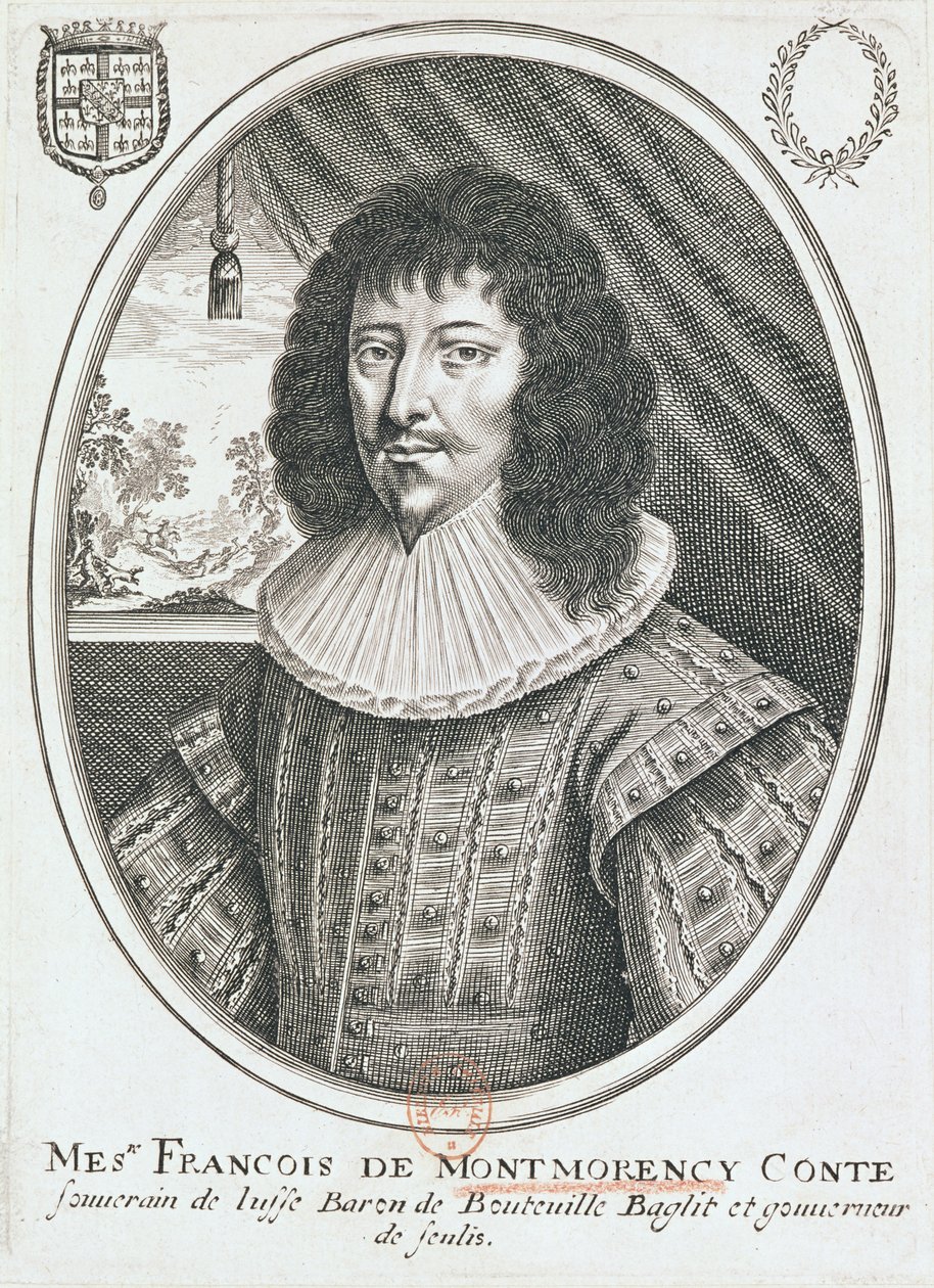 Francois de Montmorencyn (1530-79) muotokuva 1600-27 tekijältä French School
