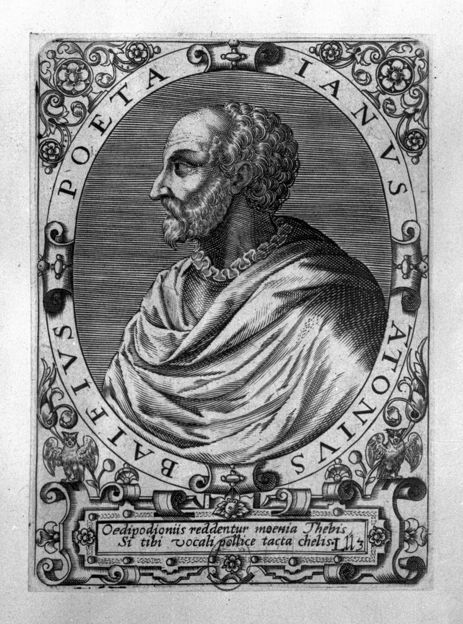 Jean Antoine de Baifin (1532-89) muotokuva tekijältä French School