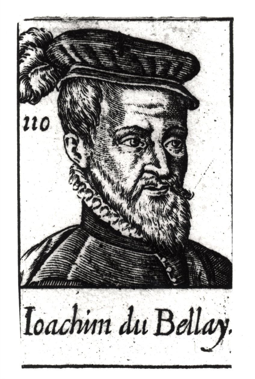 Joachim du Bellayn (1522-60) muotokuva tekijältä French School