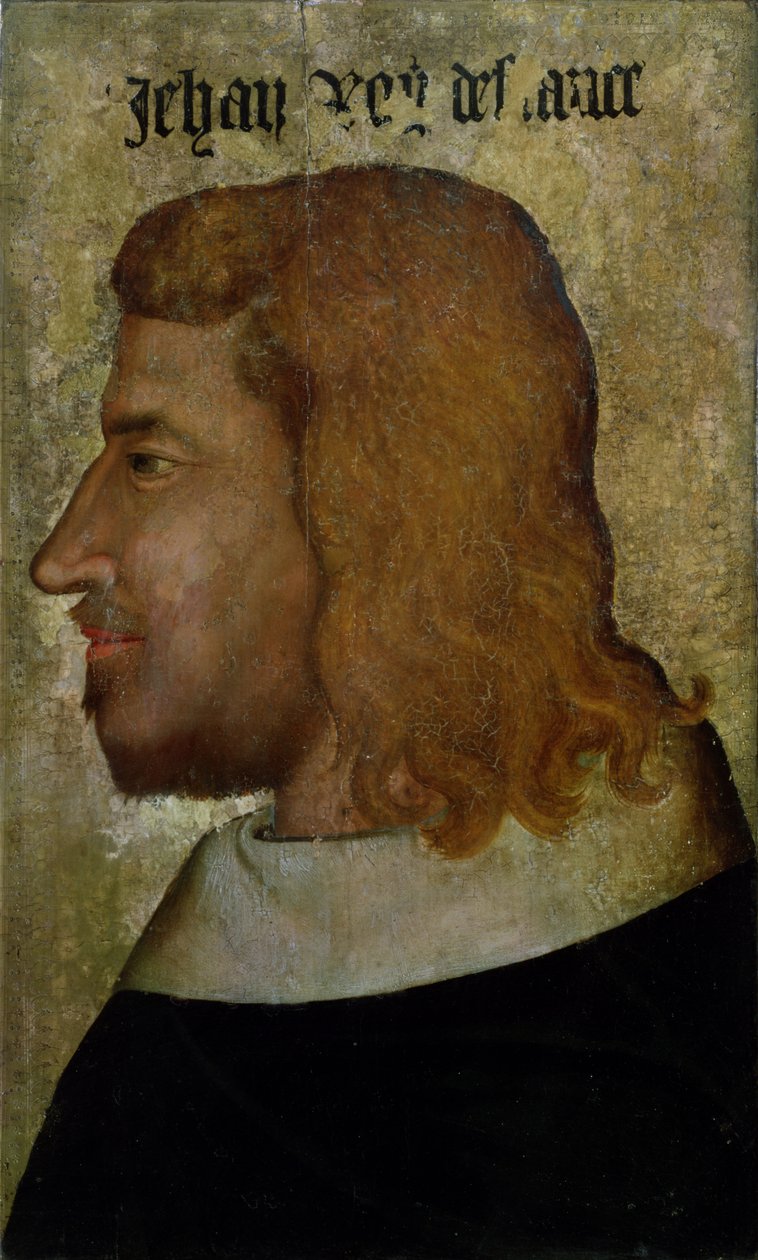 Johannes II:n, "Hyvän" (1319-64) Ranskan kuninkaan muotokuva tekijältä French School