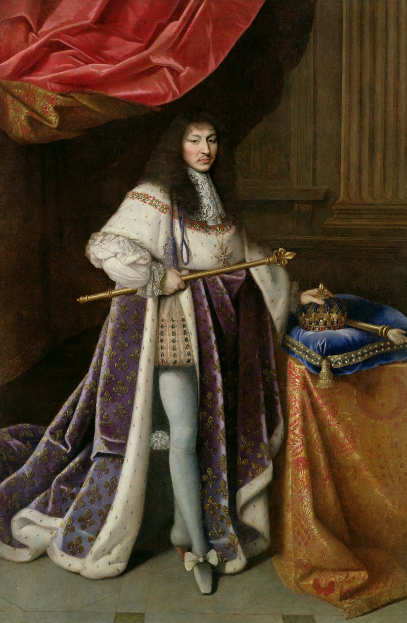 Ludvig XIV:n muotokuva (1638-1715) tekijältä French School