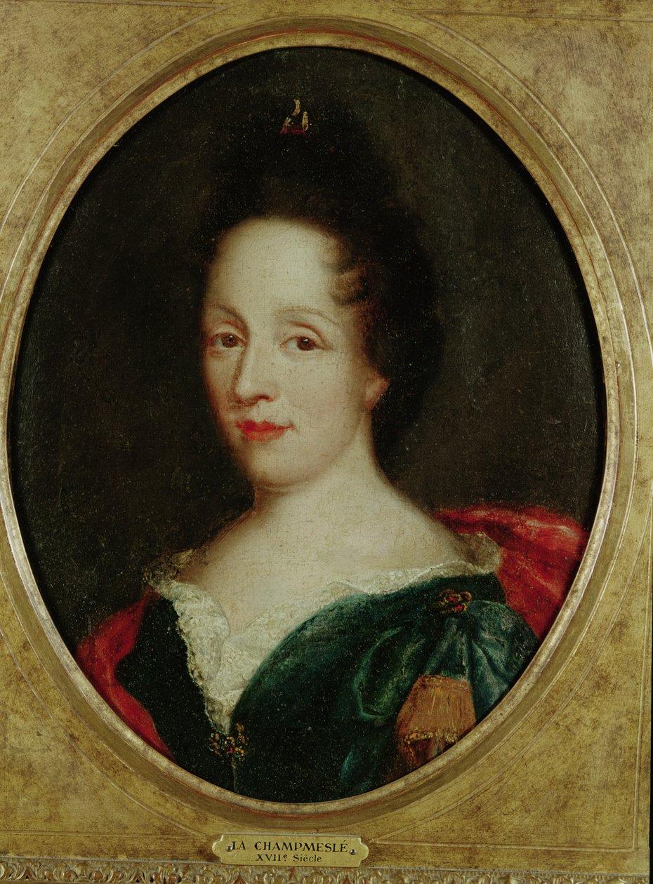 Madame Champmeslen muotokuva (1642-98) tekijältä French School