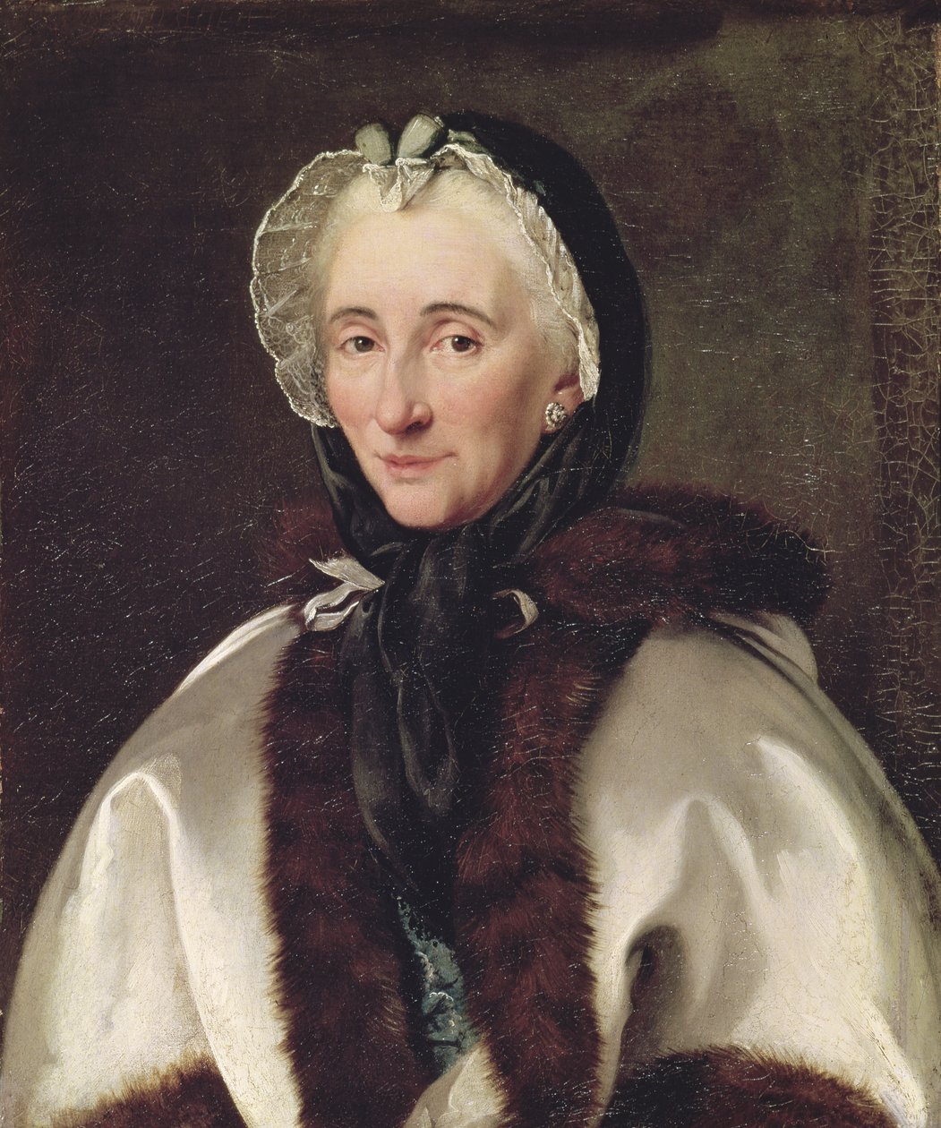 Madame Francoise de Graffignyn (1695-1758) muotokuva tekijältä French School