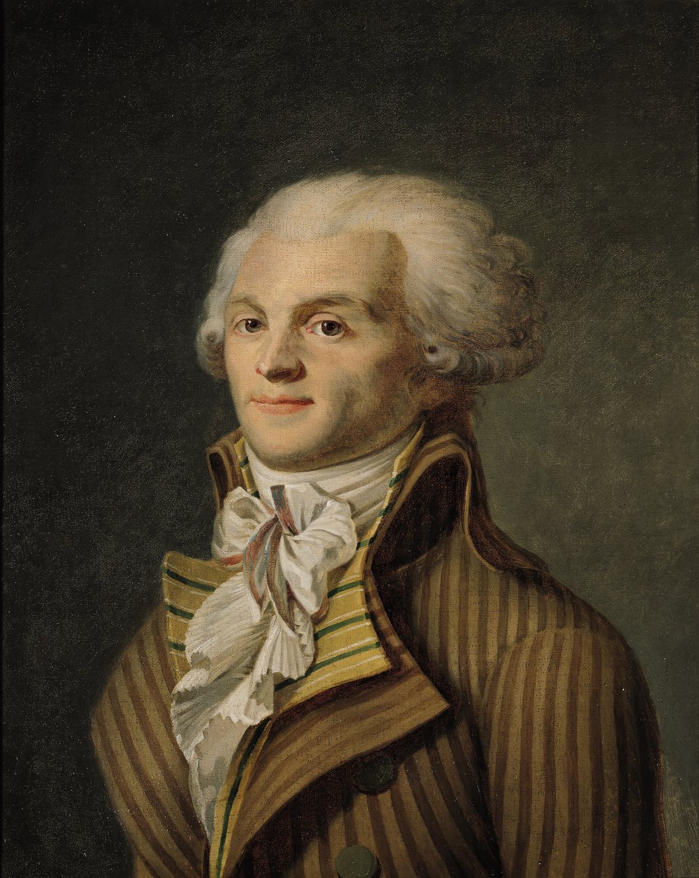 Maximilien de Robespierren (1758-94) muotokuva tekijältä French School