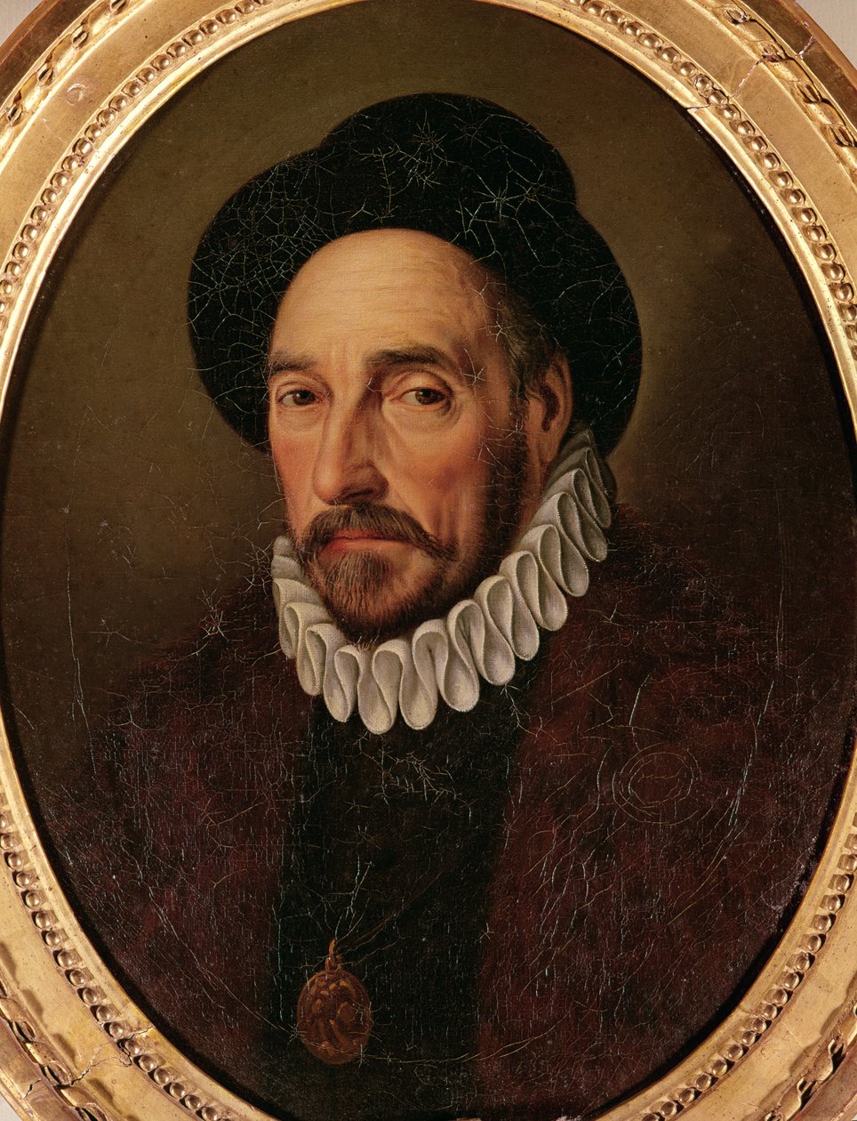 Michel Eyquem de Montaignen (1533-92) muotokuva tekijältä French School