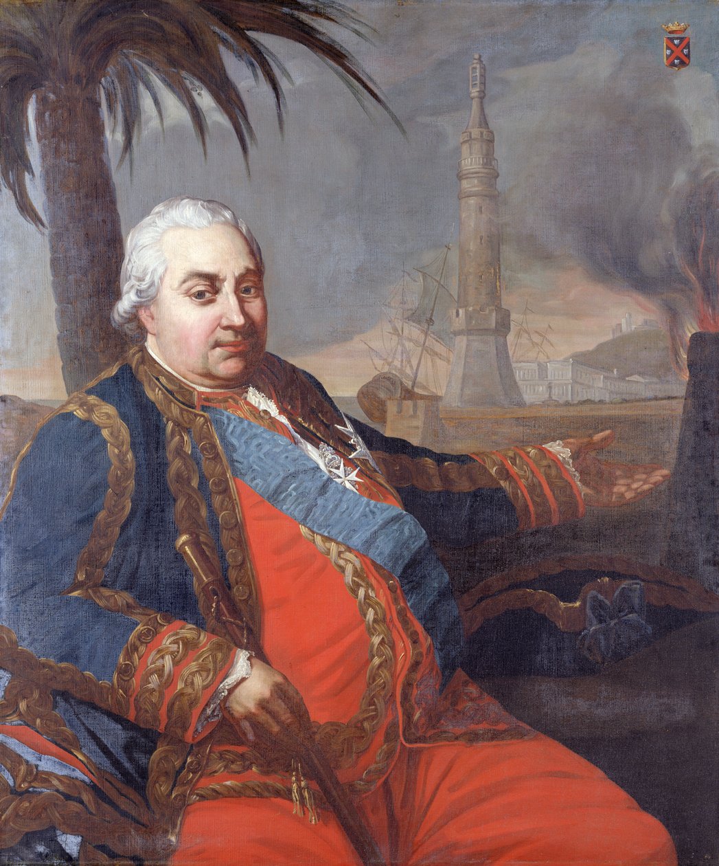 Pierre Andre de Suffrenin muotokuva Saint-Tropezista tekijältä French School