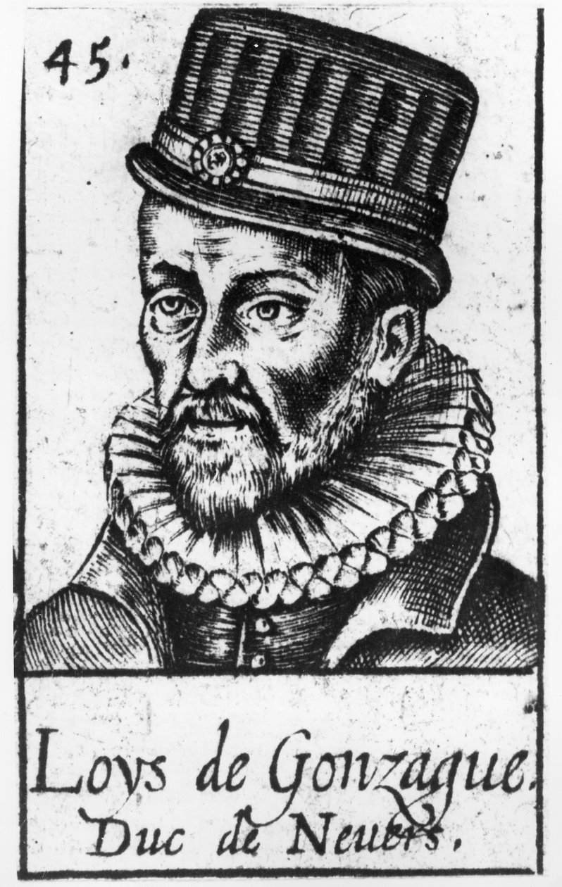 Gonzagan prinssi Ludovicon muotokuva (s. Mantova 1539-kuoli Pariisissa 1595) tekijältä French School