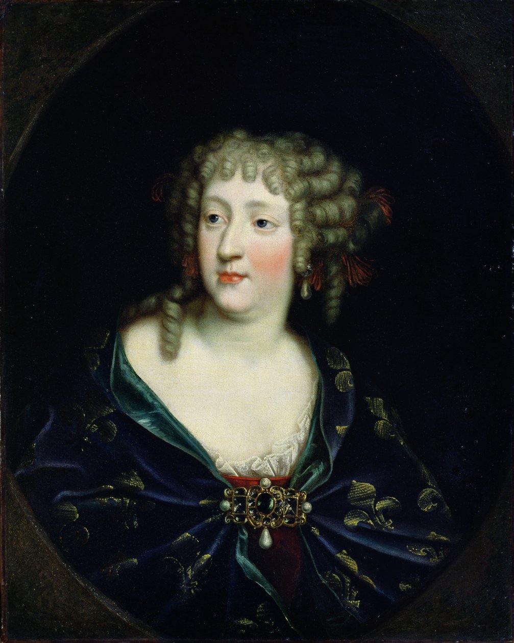 Ranskan kuningatar Marie-Theresen (1638-83) muotokuva tekijältä French School
